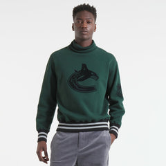 Vancouver Canucks Todd Snyder by Fanatics Relaxed Canadian Fleece Turtleneck Sale