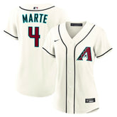 Ketel Marte Arizona Diamondbacks Women's Home Replica Jersey - Cream