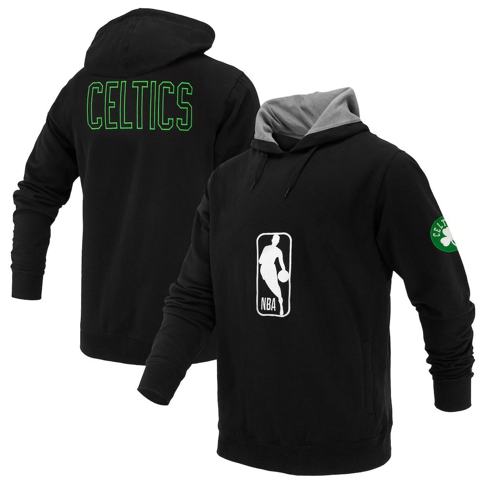 Boston Celtics FISLL Unisex Logoman Shadow Collection Pullover Hoodie Outlet