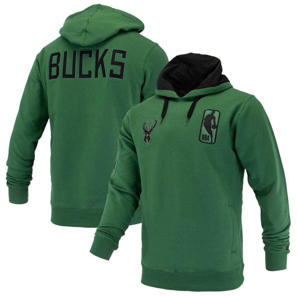 Milwaukee Bucks FISLL Unisex Logoman Shadow Collection Pullover Hoodie Outlet