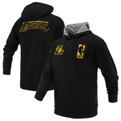 Los Angeles Lakers FISLL Unisex Logoman Shadow Collection Pullover Hoodie Discount