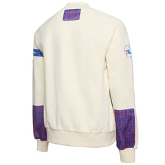 Philadelphia 76ers NBA x Two Hype Culture & Hoops Collection Premium Pullover Sweatshirt - Cream cheap Online