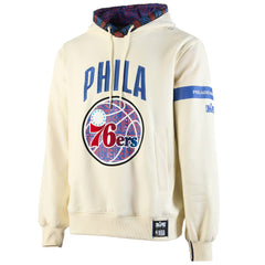 Philadelphia 76ers NBA x Two Hype Culture & Hoops Collection Premium Pullover Hoodie - Cream sale On Sale