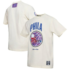 Philadelphia 76ers NBA x Two Hype Culture & Hoops Collection Premium T-Shirt - Cream online Online