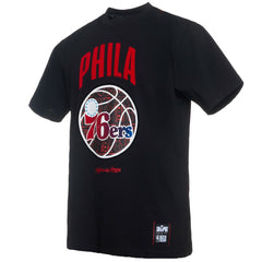 Philadelphia 76ers NBA x Two Hype Culture & Hoops Collection Premium T-Shirt - Black shop Discount