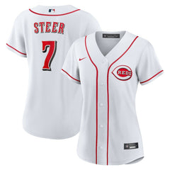 Spencer Steer Cincinnati Reds Nike Women's Home Replica Jersey | MLB For sale