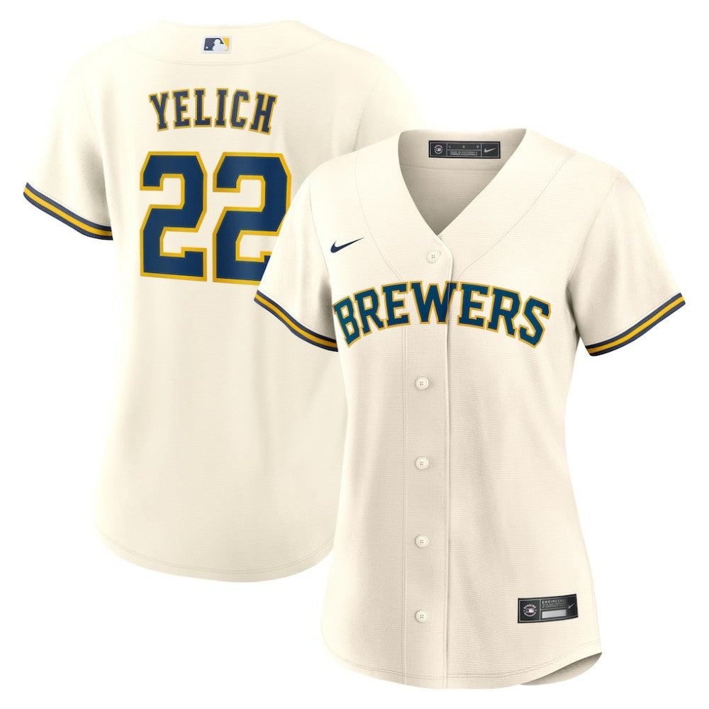 Christian Yelich Milwaukee Brewers Nike Women's Home Replica Jersey | MLB Sale