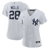 Austin Wells New York Yankees Women's Home Replica Jersey - White
