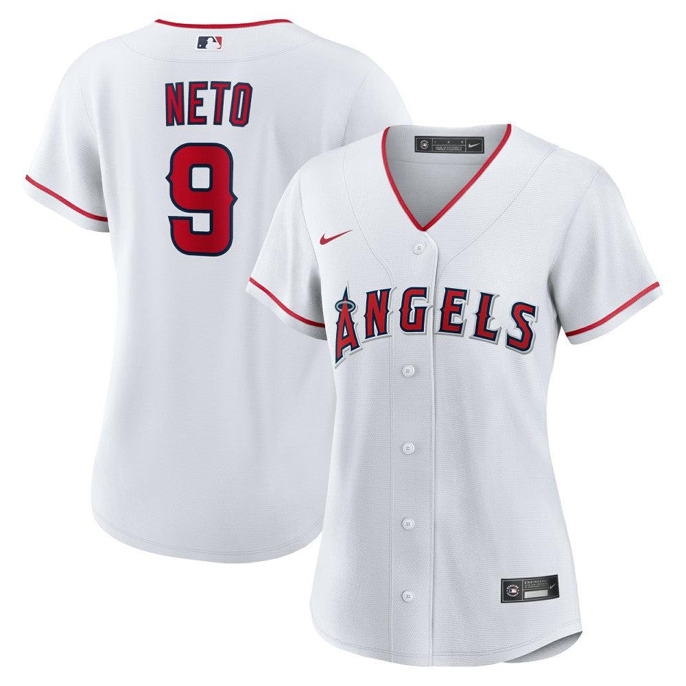 Zach Neto Los Angeles Angels Women's Home Replica Jersey - White