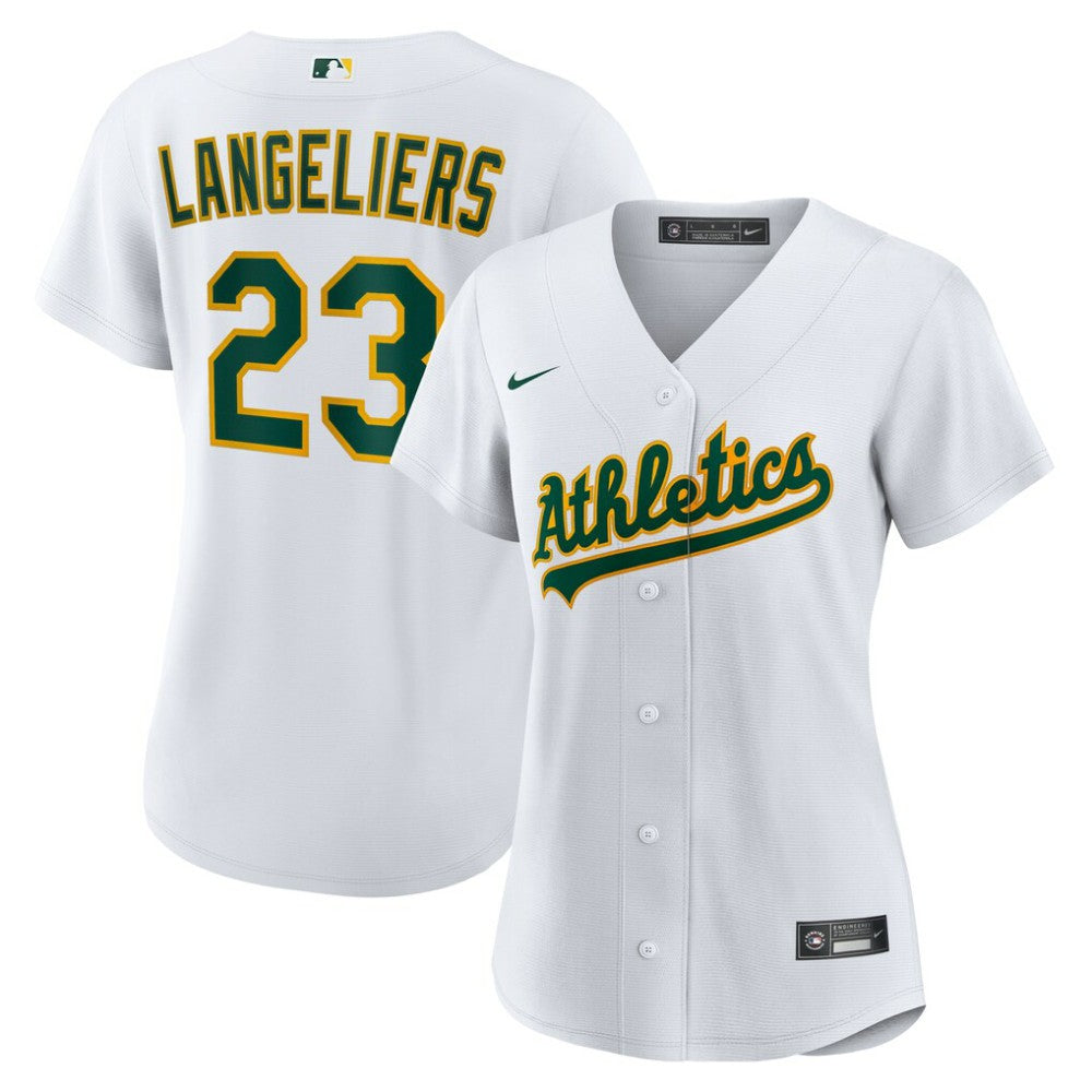 Shea Langeliers Athletics Nike Women's Home Replica Jersey | MLB For sale