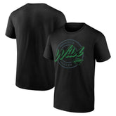 Minnesota Wild Color Block Puck T-Shirt Outlet