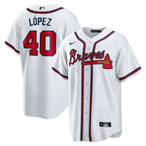 Reynaldo Lopez Atlanta Braves Nike Home Replica Jersey | MLB On Sale