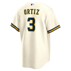 Joey Ortiz Milwaukee Brewers Nike Home Replica Jersey | MLB Outlet