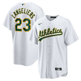 Shea Langeliers Athletics Home Replica Jersey - White