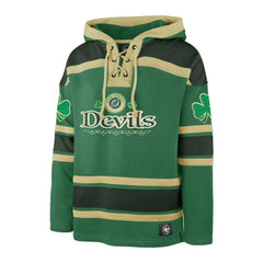 New Jersey Devils '47 St. Patrick's Day McLucky Superior Lacer Pullover Hoodie For Sale