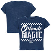 Orlando Magic Sportiqe Unisex Rock & Roll Collection Gwen Premium Mineral Wash Cropped T-Shirt On Sale