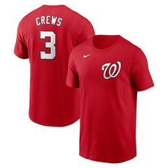 Dylan Crews Washington Nationals Nike Fuse Name & Number T-Shirt | MLB Discount
