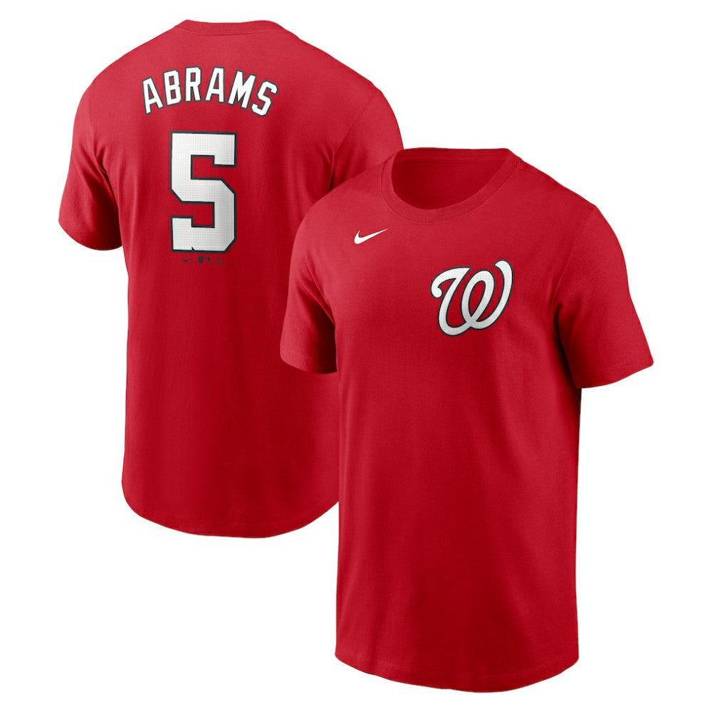 CJ Abrams Washington Nationals Nike Fuse Name & Number T-Shirt | MLB New