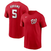 CJ Abrams Washington Nationals Nike Fuse Name & Number T-Shirt | MLB New