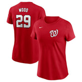 James Wood Washington Nationals Nike Women's Cooperstown Collection Fuse Name & Number T-Shirt | MLB Outlet