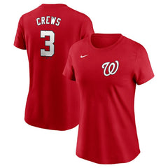 Dylan Crews Washington Nationals Nike Women's Cooperstown Collection Fuse Name & Number T-Shirt | MLB Online
