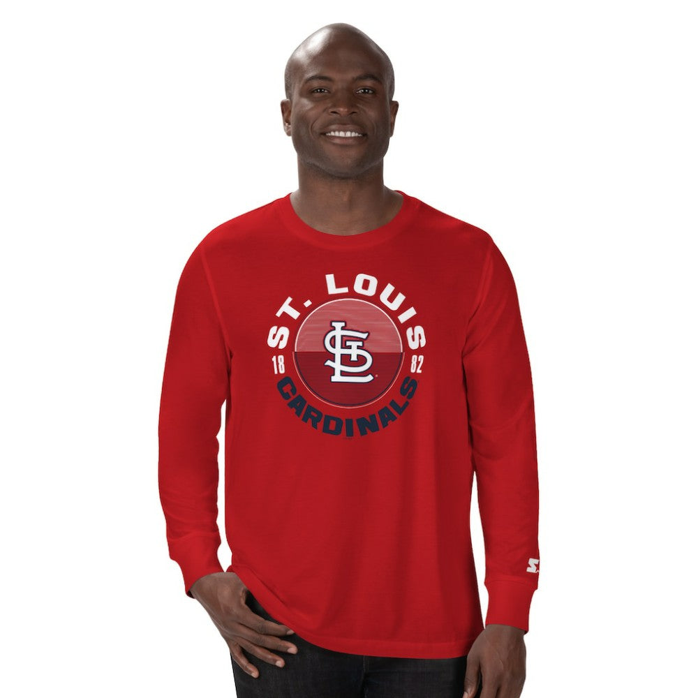 St. Louis Cardinals Starter Halftime Long Sleeve T-Shirt | MLB On Sale