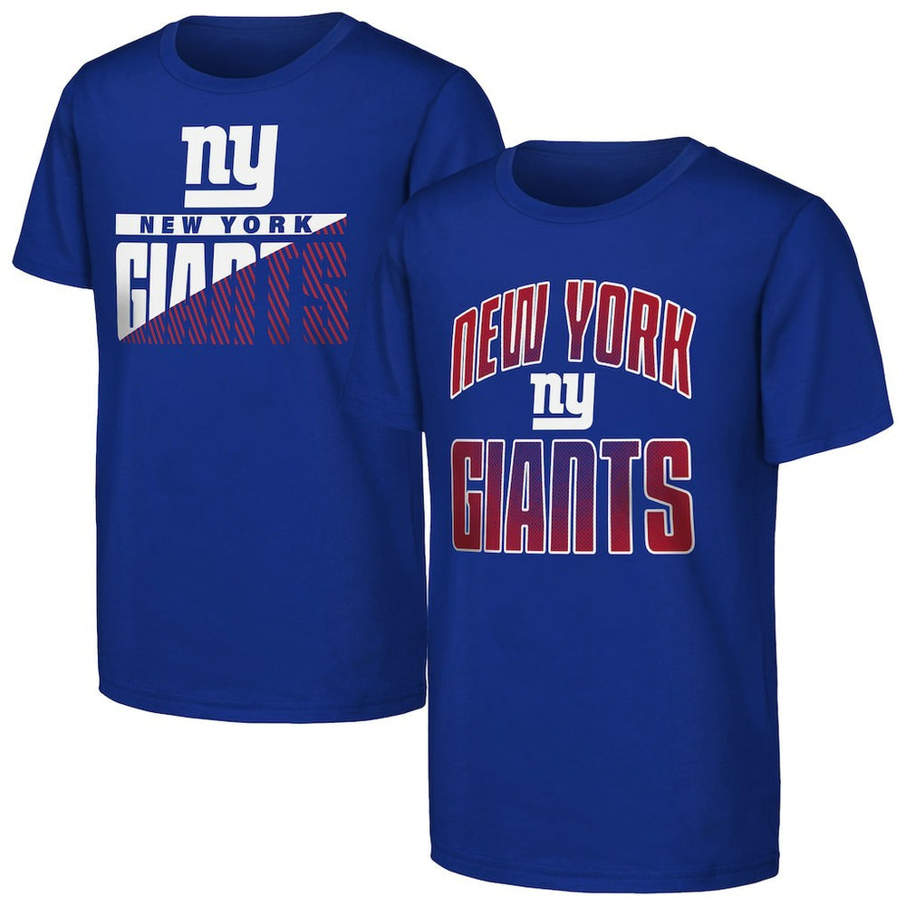 New York Giants Outerstuff Youth Never Quit 2-Pack T-Shirt Set