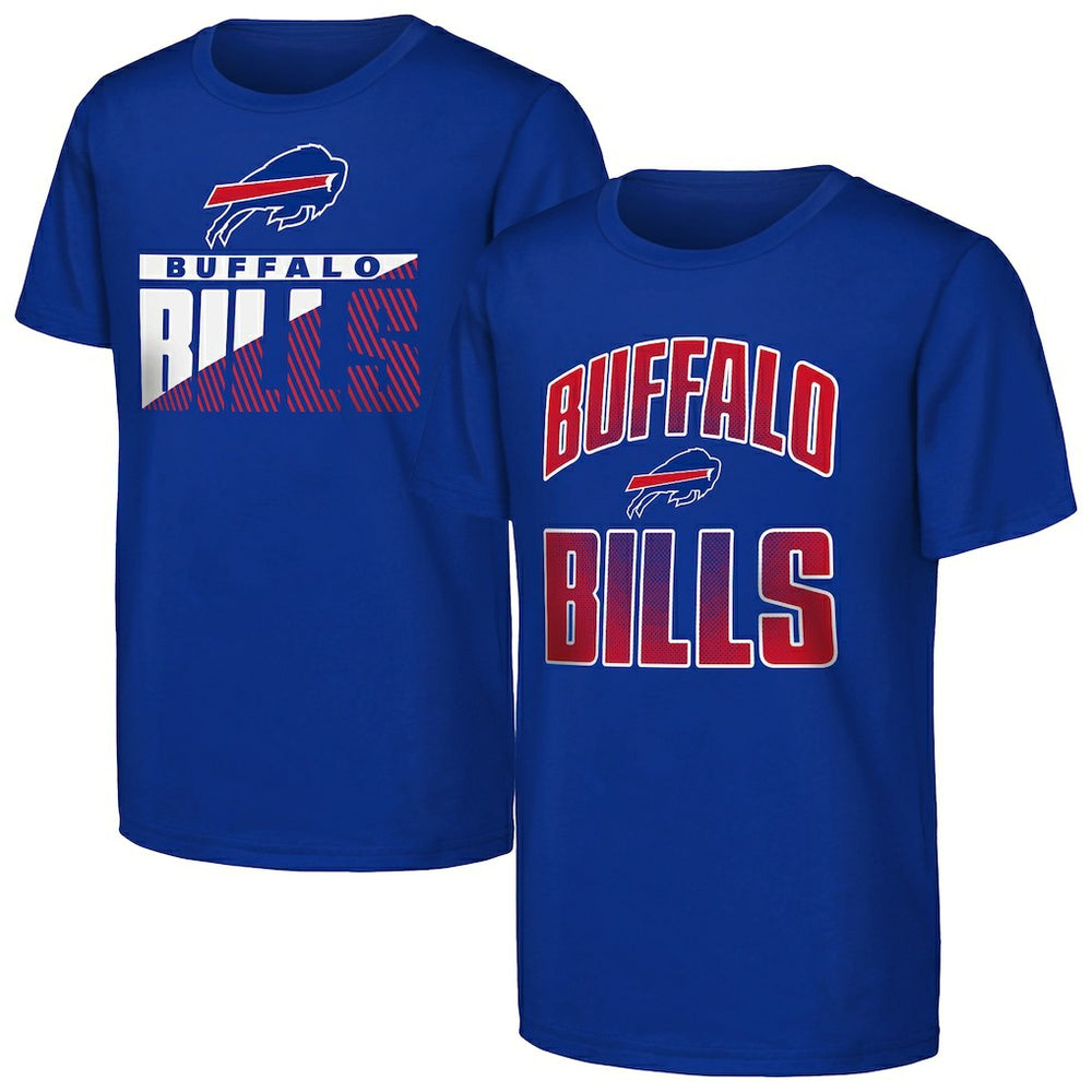 Buffalo Bills Outerstuff Youth Never Quit 2-Pack T-Shirt Set