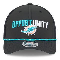 Miami Dolphins New Era 2025 Inspire Change 9FORTY M-Crown Adjustable Hat