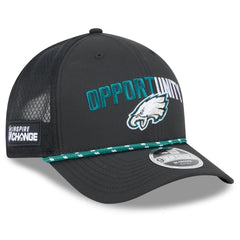 Philadelphia Eagles New Era 2025 Inspire Change 9FORTY M-Crown Adjustable Hat