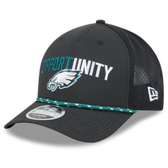 Philadelphia Eagles New Era 2025 Inspire Change 9FORTY M-Crown Adjustable Hat