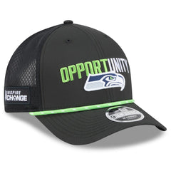 Seattle Seahawks New Era 2025 Inspire Change 9FORTY M-Crown Adjustable Hat