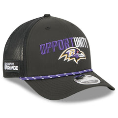 Baltimore Ravens New Era 2025 Inspire Change 9FORTY M-Crown Adjustable Hat