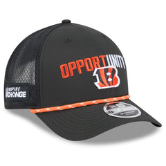 Cincinnati Bengals New Era 2025 Inspire Change 9FORTY M-Crown Adjustable Hat