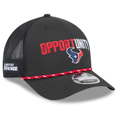 Houston Texans New Era 2025 Inspire Change 9FORTY M-Crown Adjustable Hat