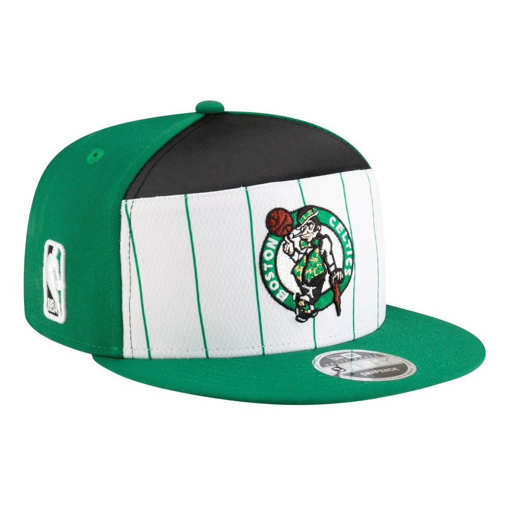 Boston Celtics Youth 2025 NBA Tip Off Split Panel 9FIFTY Snapback Hat For Sale