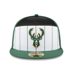 Milwaukee Bucks 2025 NBA Tip Off Split Panel 59FIFTY Fitted Hat On Sale
