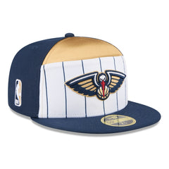 New Orleans Pelicans 2025 NBA Tip Off Split Panel 59FIFTY Fitted Hat For Sale