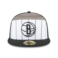 Brooklyn Nets 2025 NBA Tip Off Split Panel 59FIFTY Fitted Hat On Sale