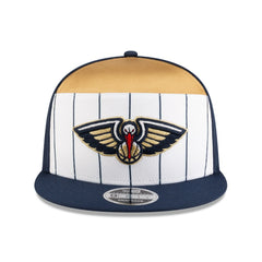 New Orleans Pelicans 2025 NBA Tip Off Split Panel 9FIFTY Snapback Hat On Sale