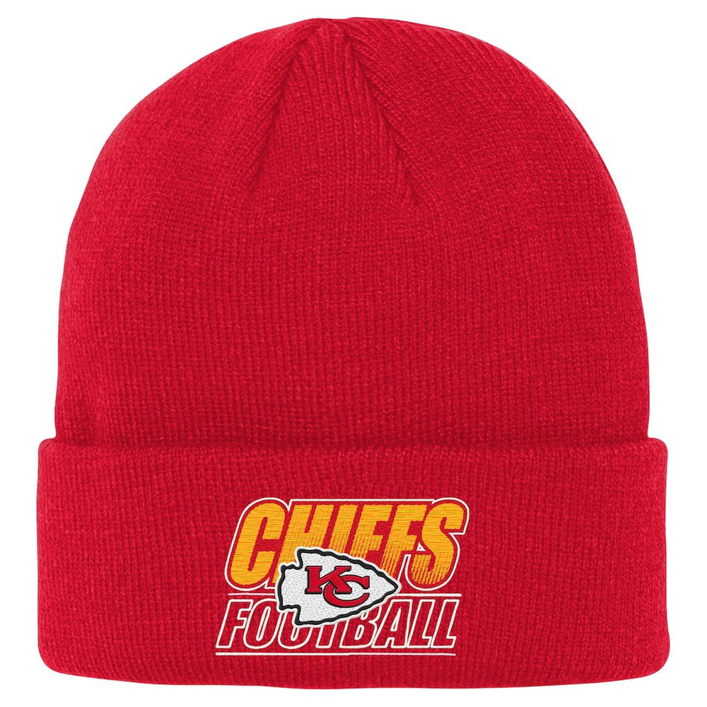 Kansas City Chiefs Outerstuff Youth Team Gradient Cuffed Knit Hat