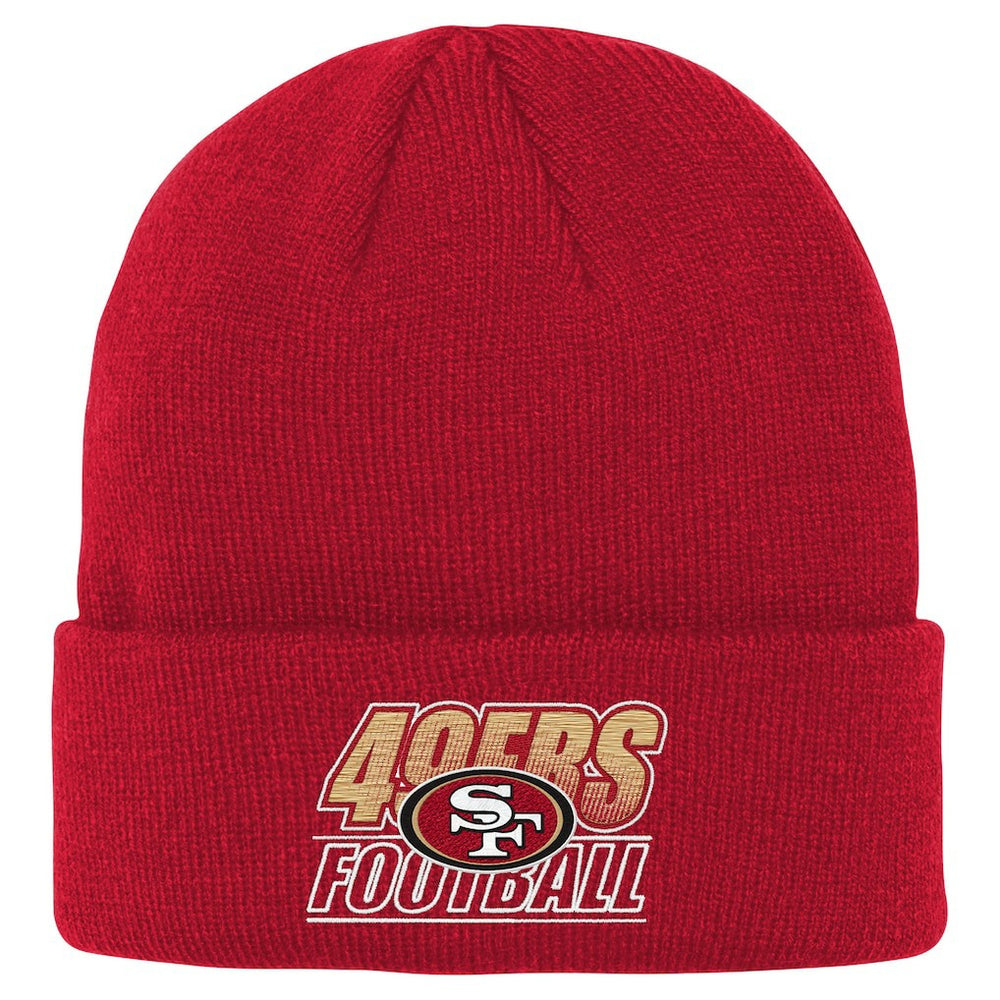San Francisco 49ers Outerstuff Youth Team Gradient Cuffed Knit Hat