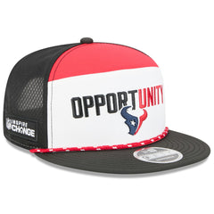 Houston Texans New Era 2025 Inspire Change Split Panel 9FIFTY Snapback Hat
