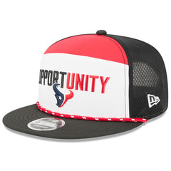 Houston Texans New Era 2025 Inspire Change Split Panel 9FIFTY Snapback Hat