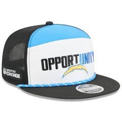 Los Angeles Chargers New Era 2025 Inspire Change Split Panel 9FIFTY Snapback Hat