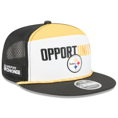 Pittsburgh Steelers New Era 2025 Inspire Change Split Panel 9FIFTY Snapback Hat