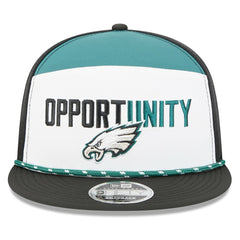 Philadelphia Eagles New Era 2025 Inspire Change Split Panel 9FIFTY Snapback Hat