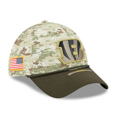 Cincinnati Bengals New Era 2025 Salute to Service 39THIRTY Flex Hat