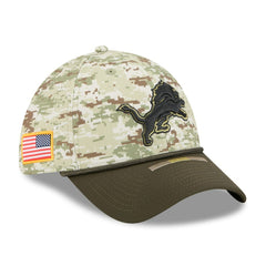 Detroit Lions New Era 2025 Salute to Service 39THIRTY Flex Hat