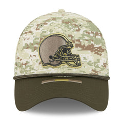 Cleveland Browns New Era 2025 Salute to Service 39THIRTY Flex Hat